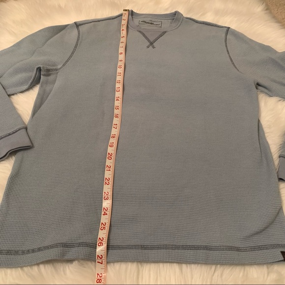 Eddie Bauer Quartz Trail Long-Sleeve Thermal Crewneck Shirt Waffle knit Mens S - Picture 10 of 10